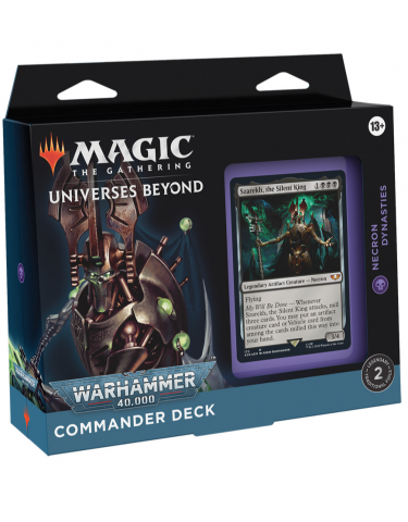 Karetní hra Magic: The Gathering Universes Beyond: Warhammer 40,000 - Necron Dynasties (Commander Deck)