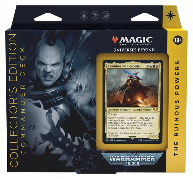 Karetní hra Magic: The Gathering Universes Beyond: Warhammer 40,000 - The Ruinous Powers Collector's Edition (Commander Deck)
