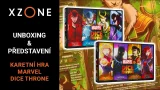 Unboxing a představení deskové hry Marvel Dice Throne