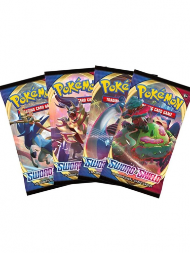 Karetní hra Pokémon TCG: Sword and Shield - Booster (10 karet)