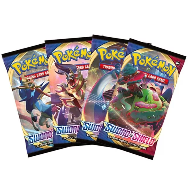 Karetní hra Pokémon TCG: Sword and Shield - Booster (10 karet)
