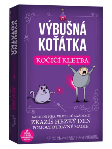 Karetní hra Výbušná koťátka - Kočičí kletba