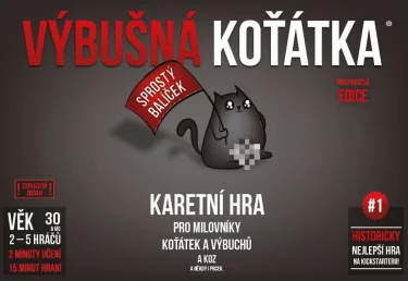 Karetní hra Výbušná koťátka - Přisprostlá edice