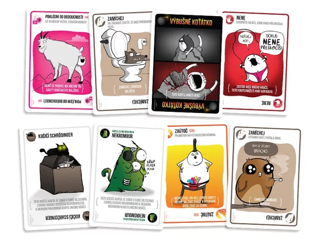 Karetní hra Výbušná koťátka - Přisprostlá edice