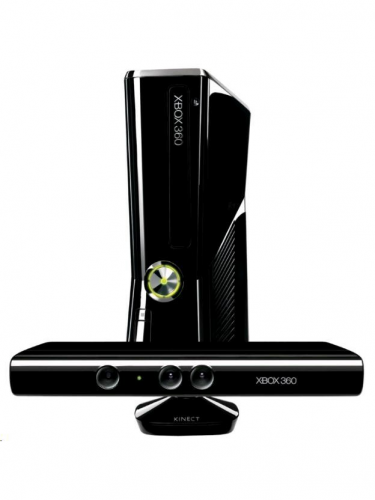 XBOX 360 Slim - herní konzole (320GB) + ovladač Kinect + 4 hry (X360)