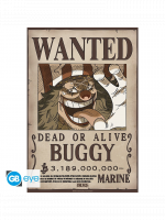 Plakát One Piece - Wanted Buggy Wano