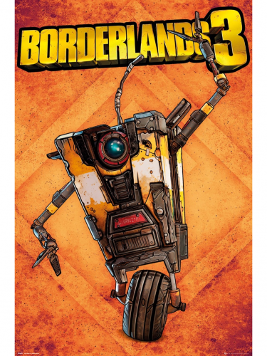Plakát Borderlands 3 - Claptrap