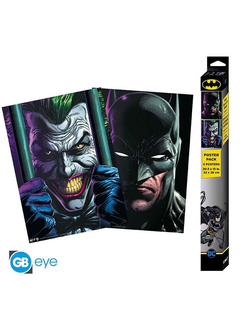 ABYstyle Plakát DC Comics - Batman & Joker (sada 2 ks)