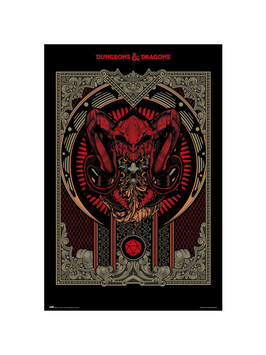 Grupo Erik Plakát Dungeons & Dragons - Players Handbook