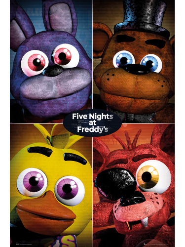 Plakát Five Nights At Freddys - Quad