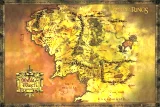 Plakát Lord of the Rings - Classic Map