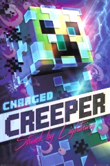 Plakát Minecraft - Charged Creeper