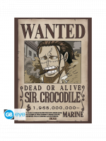 Plakát One Piece - Wanted Crocodile Wano
