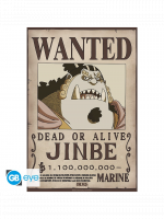 Plakát One Piece - Wanted Jinbe Wano
