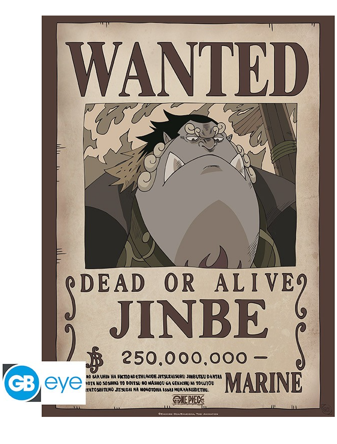 ABYstyle Plakát One Piece - Wanted Jinbe