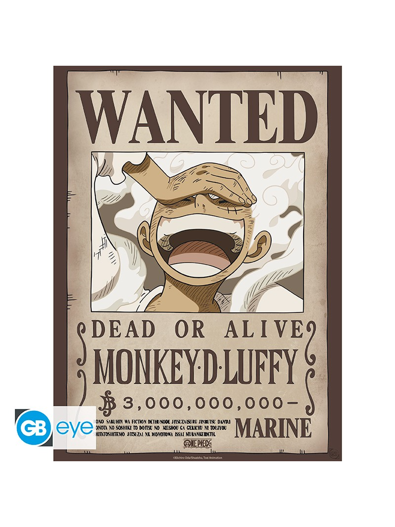 ABYstyle Plakát One Piece - Wanted Luffy