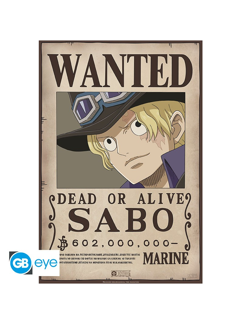 ABYstyle Plakát One Piece - Wanted Sabo