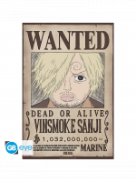 Plakát One Piece - Wanted Sanji Wano