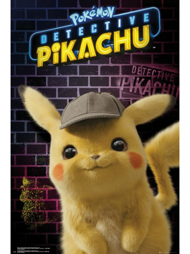 Plakát Pokémon - Detective Pikachu