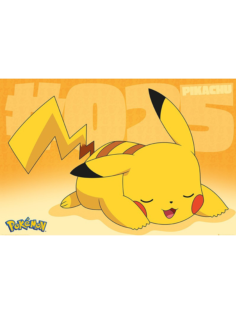 ABYstyle Plakát Pokémon - Pikachu Asleep