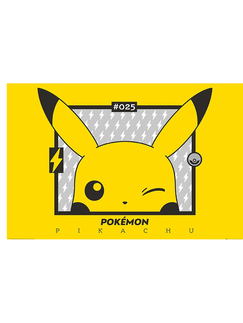 ABYstyle Plakát Pokémon - Pikachu Wink