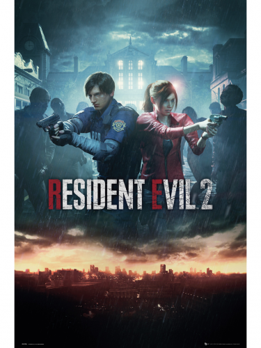 Plakát Resident Evil 2 - City Key Art