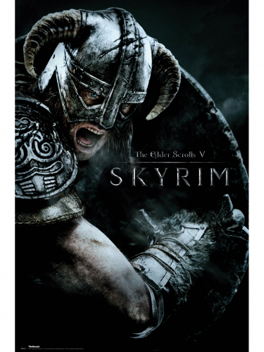 Plakát Skyrim - Attack