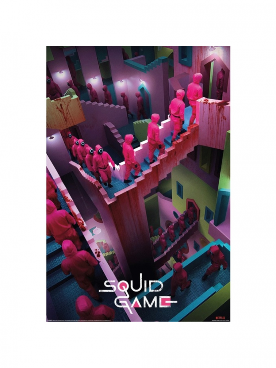Grupo Erik Plakát Squid Game - Crazy Stairs