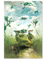 Plakát Star Wars: The Book of Boba Fett - Grogu Training