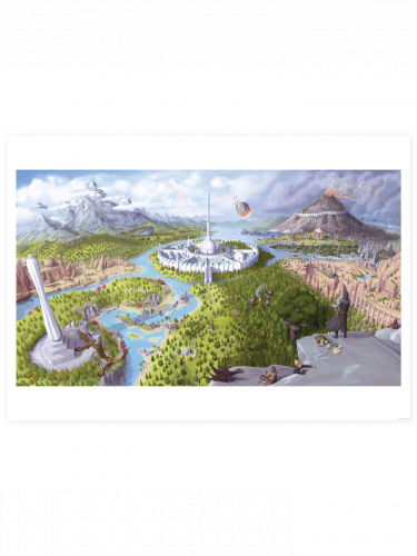 Plakát The Elder Scrolls IV: Oblivion - Imperial City Art Print