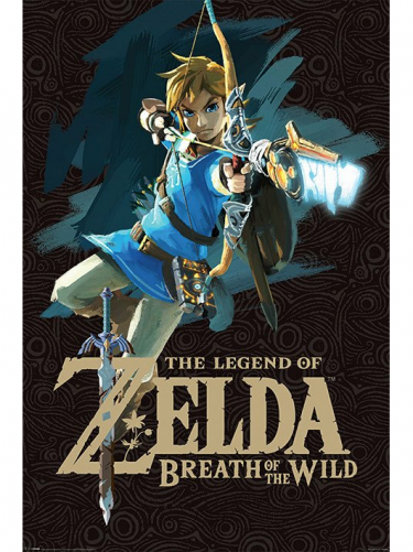 Plakát The Legend of Zelda: Breath of the Wild - Link