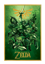 Plakát The Legend of Zelda - Link Fighting