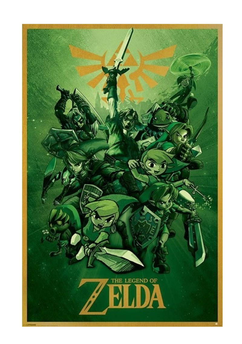 Grupo Erik Plakát The Legend of Zelda - Link Fighting
