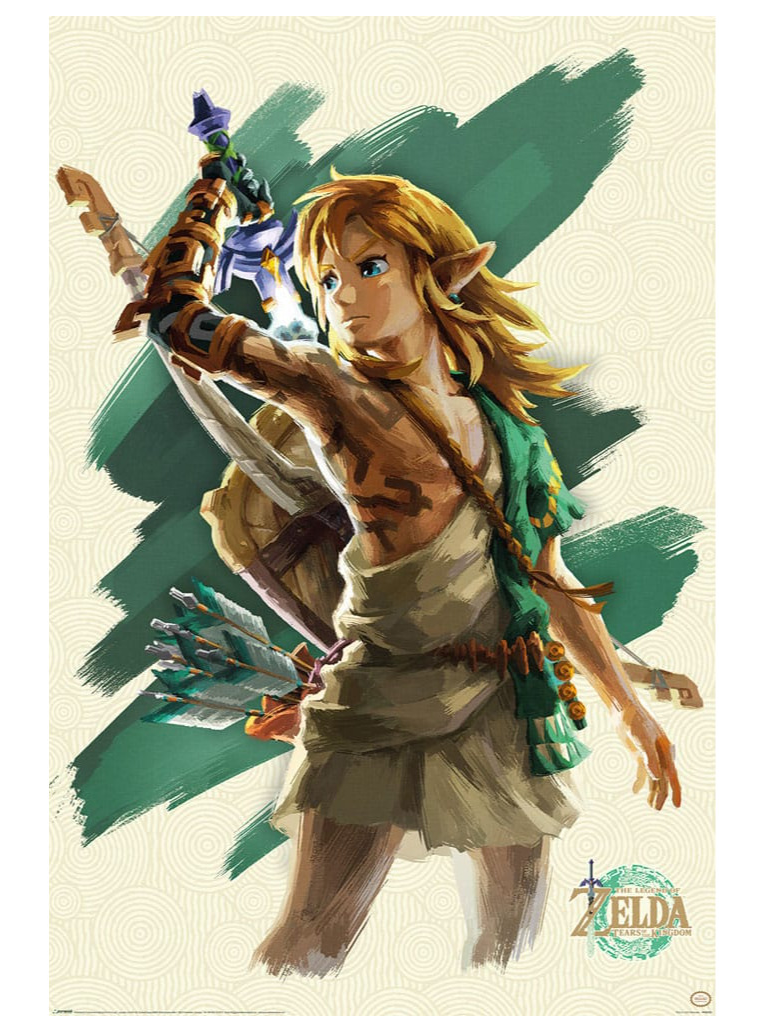 Heo GmbH Plakát The Legend of Zelda: Tears of the Kingdom - Link Unleashed