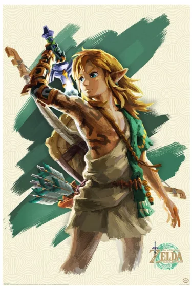 Plakát The Legend of Zelda: Tears of the Kingdom - Link Unleashed