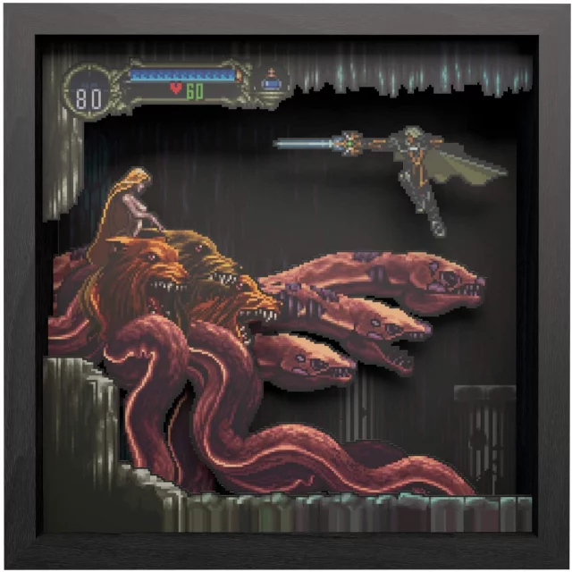 Zarámovaný plakát Castlevania - Symphony of the Night (Pixel Frames)