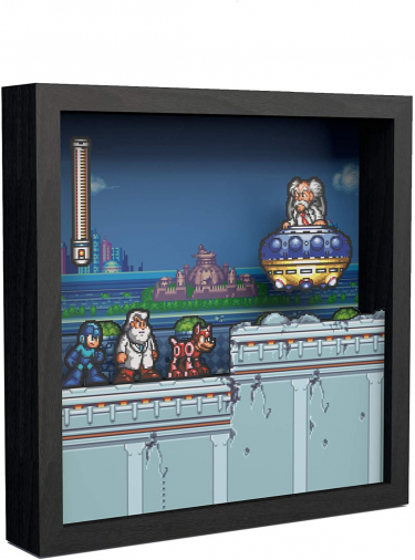 Zarámovaný plakát Mega Man 7 - Dr. Wily (Pixel Frames)