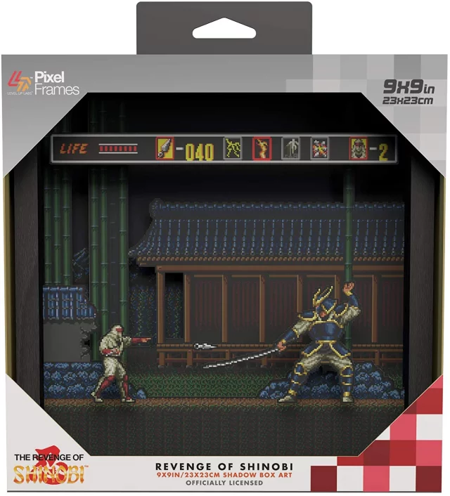 Zarámovaný plakát Shinobi - The Revenge of Shinobi (Pixel Frames)