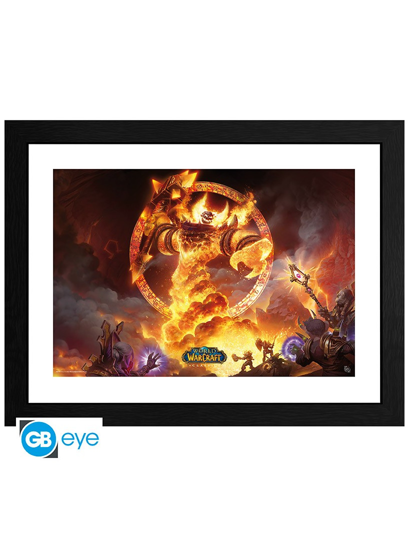 ABYstyle Zarámovaný plakát World of Warcraft - Ragnaros