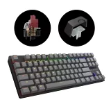 Herní klávesnice Dark Project - One KD87A Keyboard ABS Gateron Mechanical Red EU