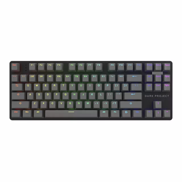 Herní klávesnice Dark Project - One KD87A Keyboard ABS Gateron Mechanical Red EU