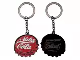 Dárkový set Fallout - Nuka Cola (hrací karty, klíčenka, odznak)