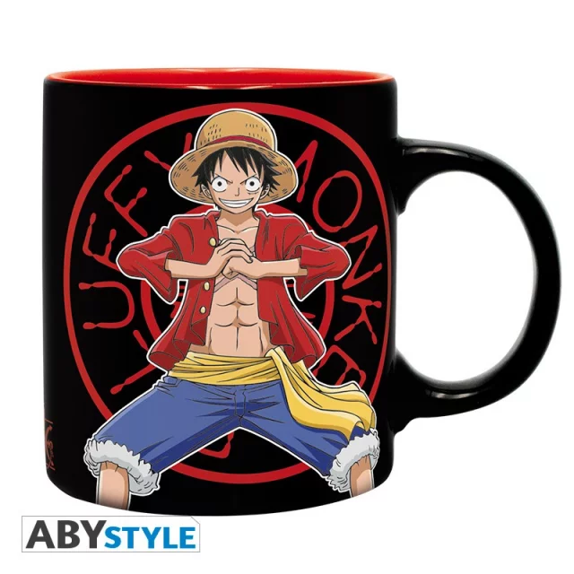 Dárkový set One Piece - Luffy (hrnek, zápisník, klíčenka)
