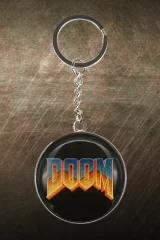 Klíčenka Doom - Classic Logo