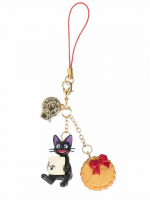Klíčenka Ghibli - Jiji & Cookie (Kiki's Delivery Service)
