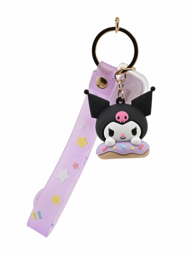 Klíčenka Hello Kitty - Kuromi (Donut Series)