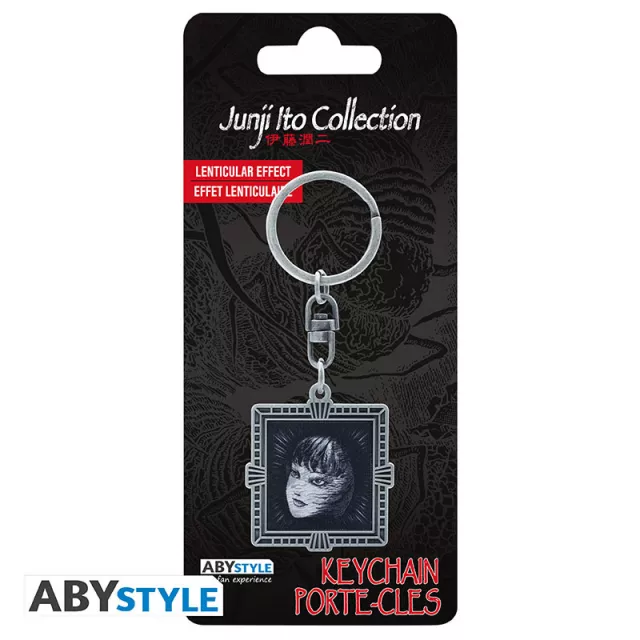Klíčenka Junji Ito - Cursed Reflection Tomie Lenticular - Hororové