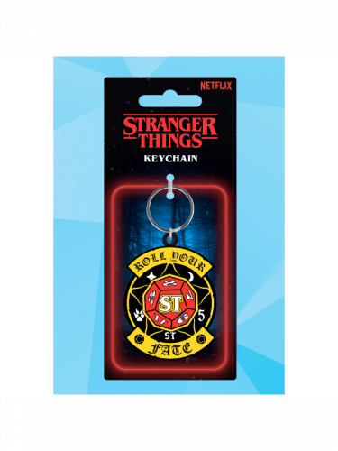 Klíčenka Stranger Things - Dice Spinner Keychain