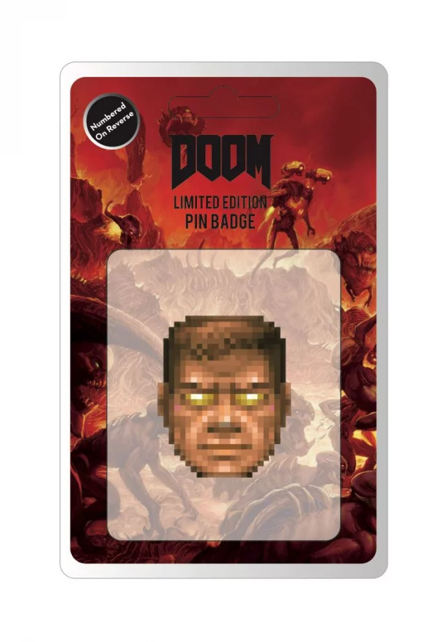 Odznak Doom - Face (limitovaný)
