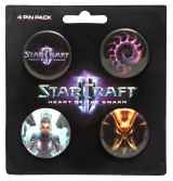 Odznaky Starcraft II Heart of the Swarm Pin Pack